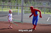 Человек паук на детский праздник.